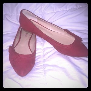 Just fab red flats